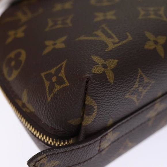 LOUIS VUITTON Monogram Trousse Demi Ronde Cosmetic Pouch M47520 LV Auth 74112 - Picture 15 of 16